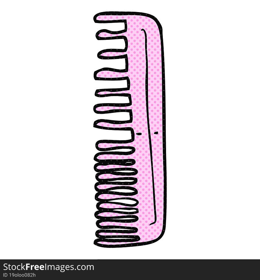 cartoon comb