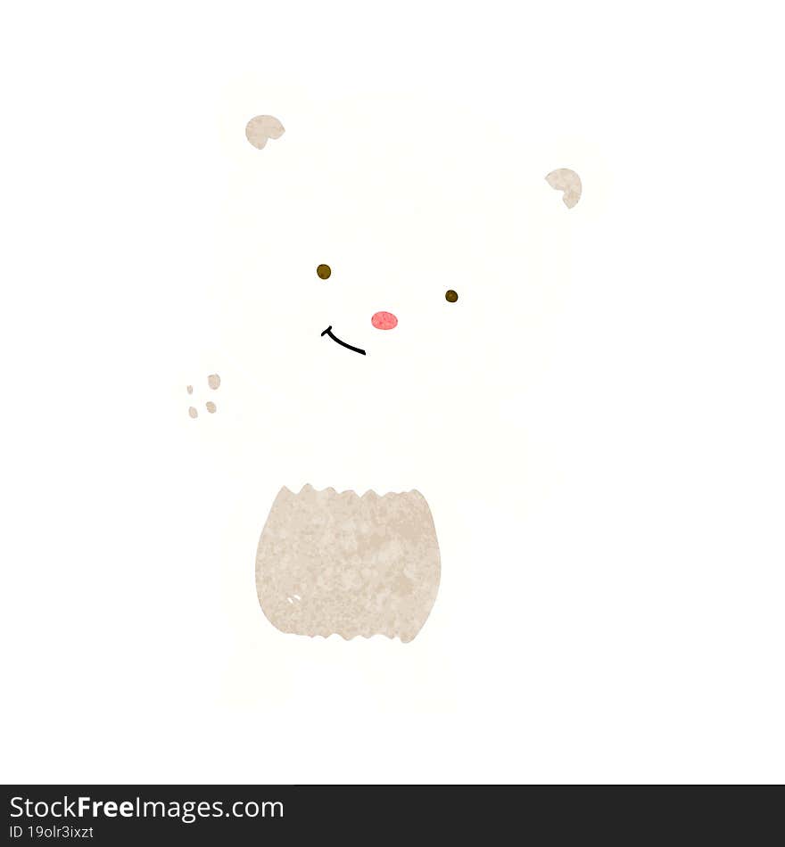 cute polar bear cartoon