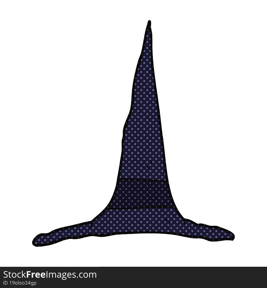 cartoon witch hat