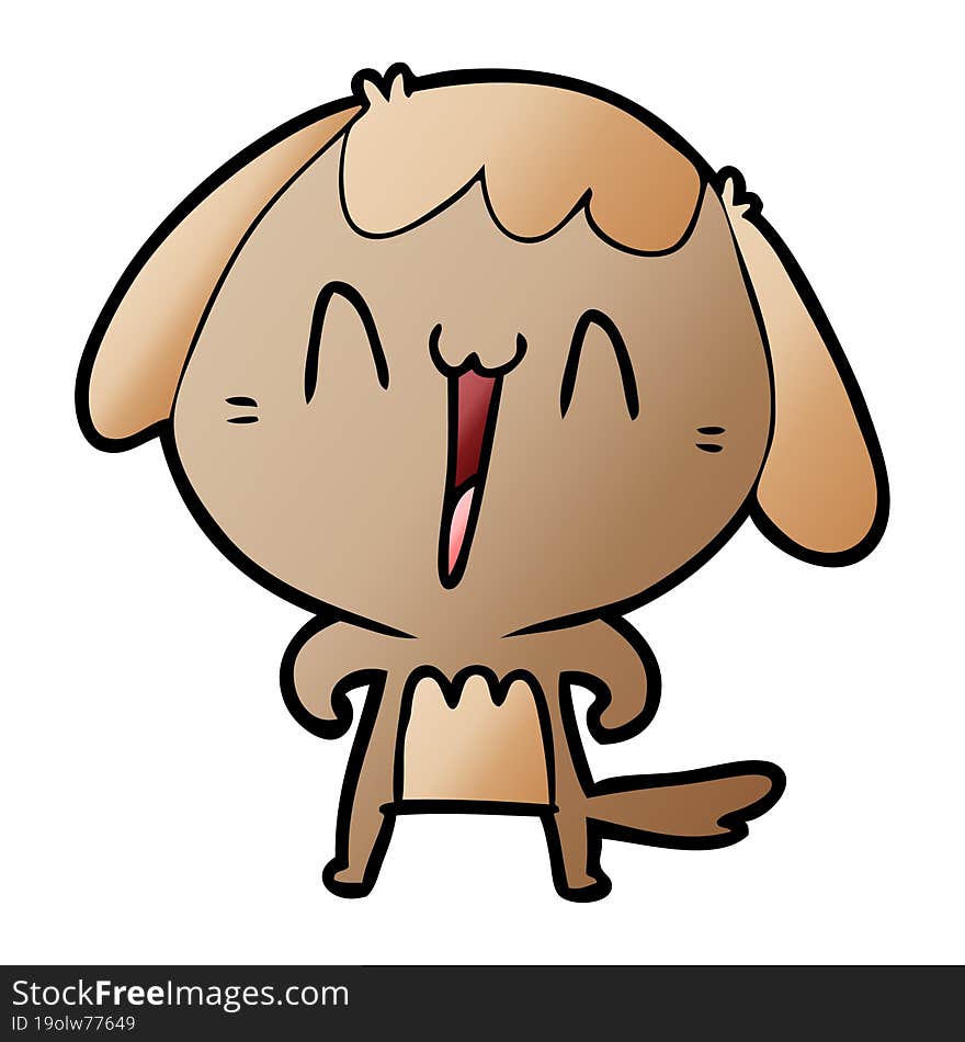 cute cartoon dog. cute cartoon dog