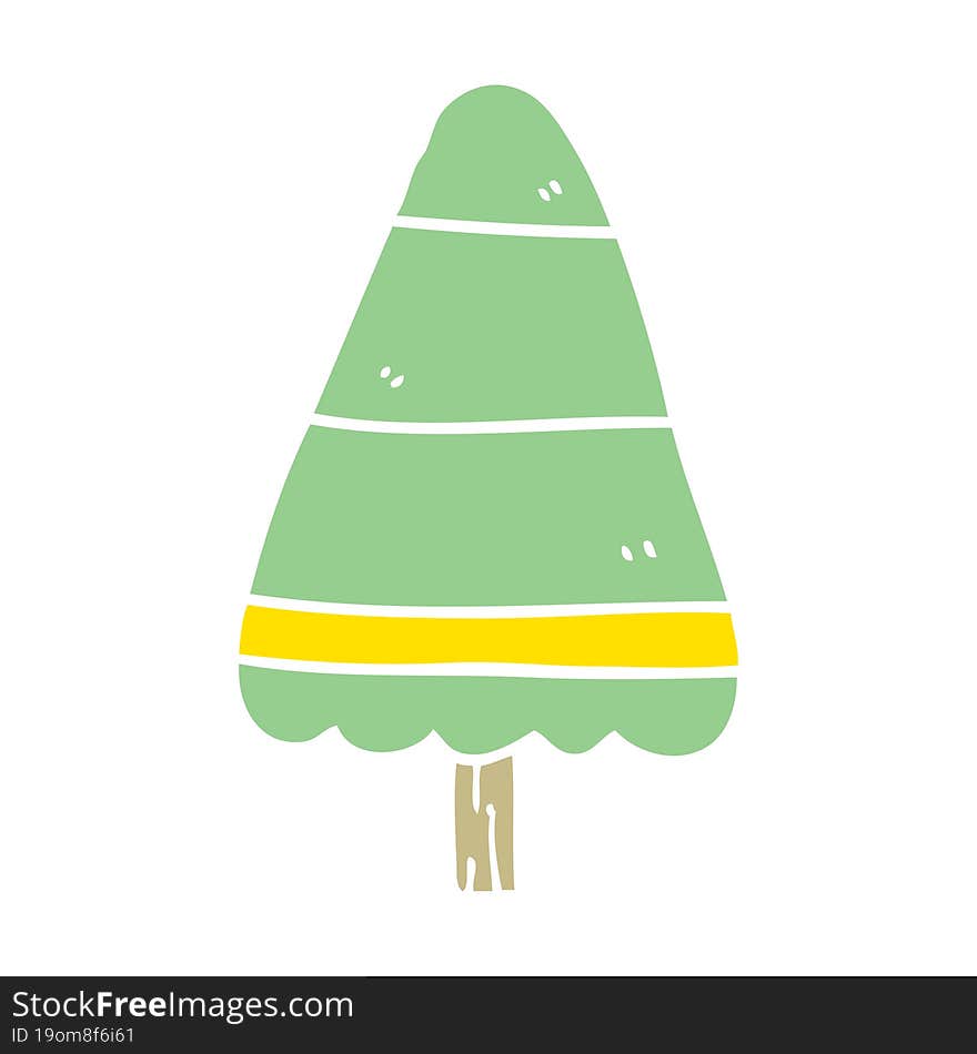 Cartoon Doodle Christmas Tree