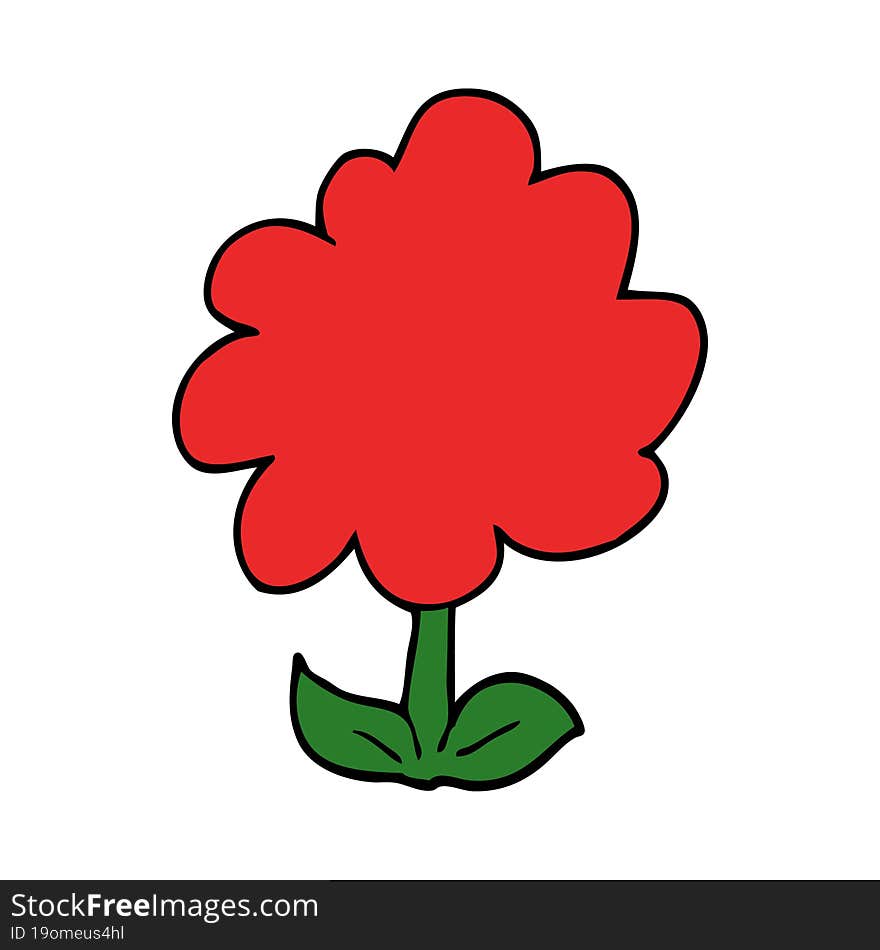 Cartoon Flower