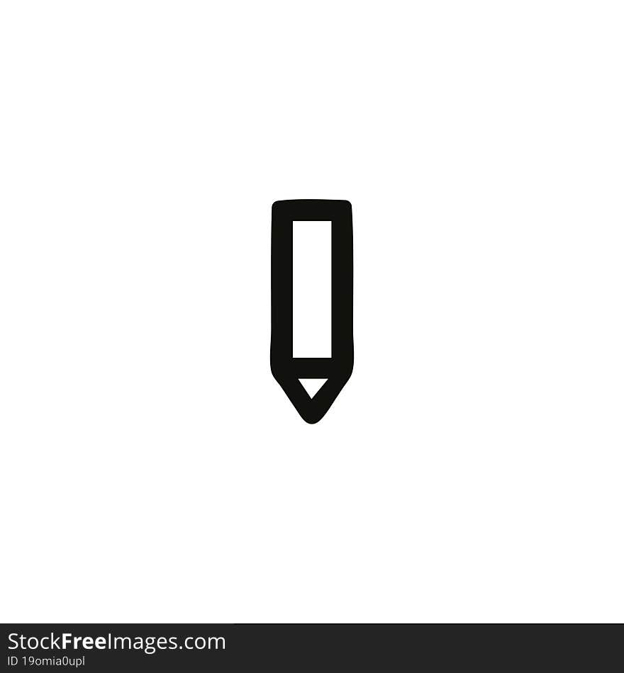 simple pencil icon