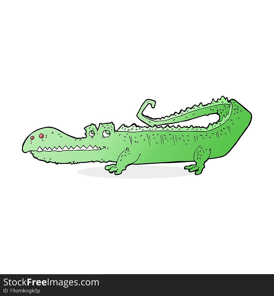 Cartoon Crocodile