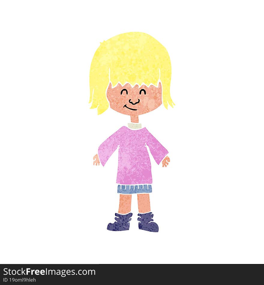 cartoon girl