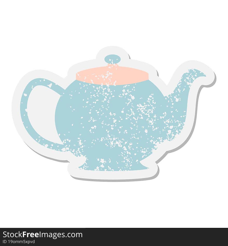 teapot grunge sticker