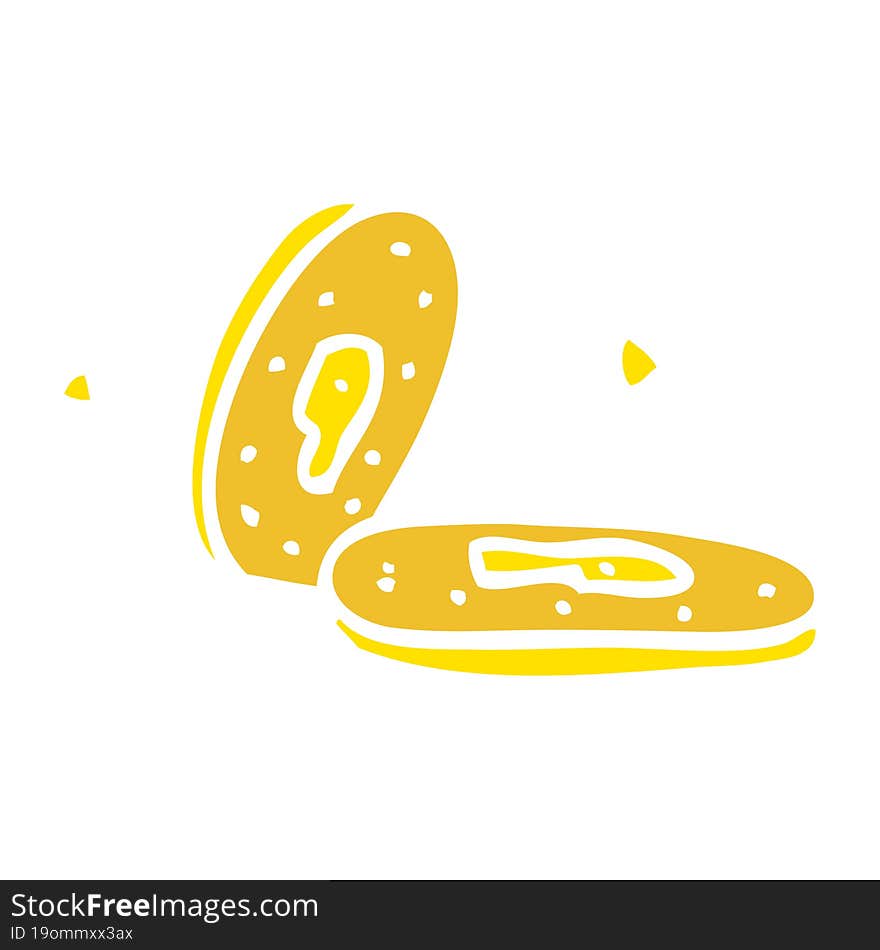 Cartoon Doodle Gold Coins