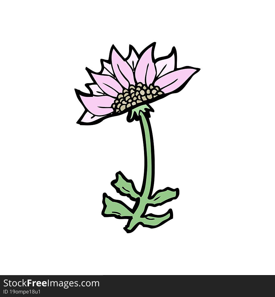 cartoon flower