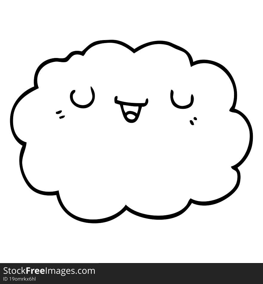 cartoon cloud