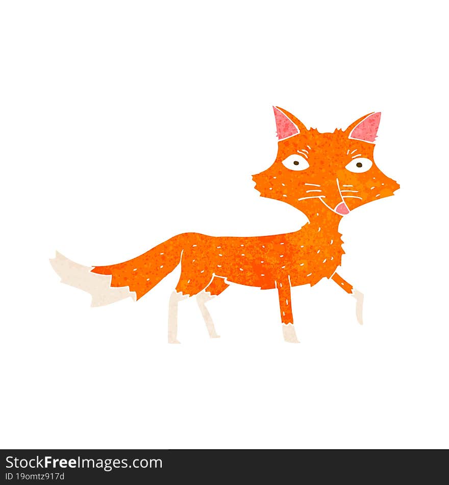 Cartoon Little Fox