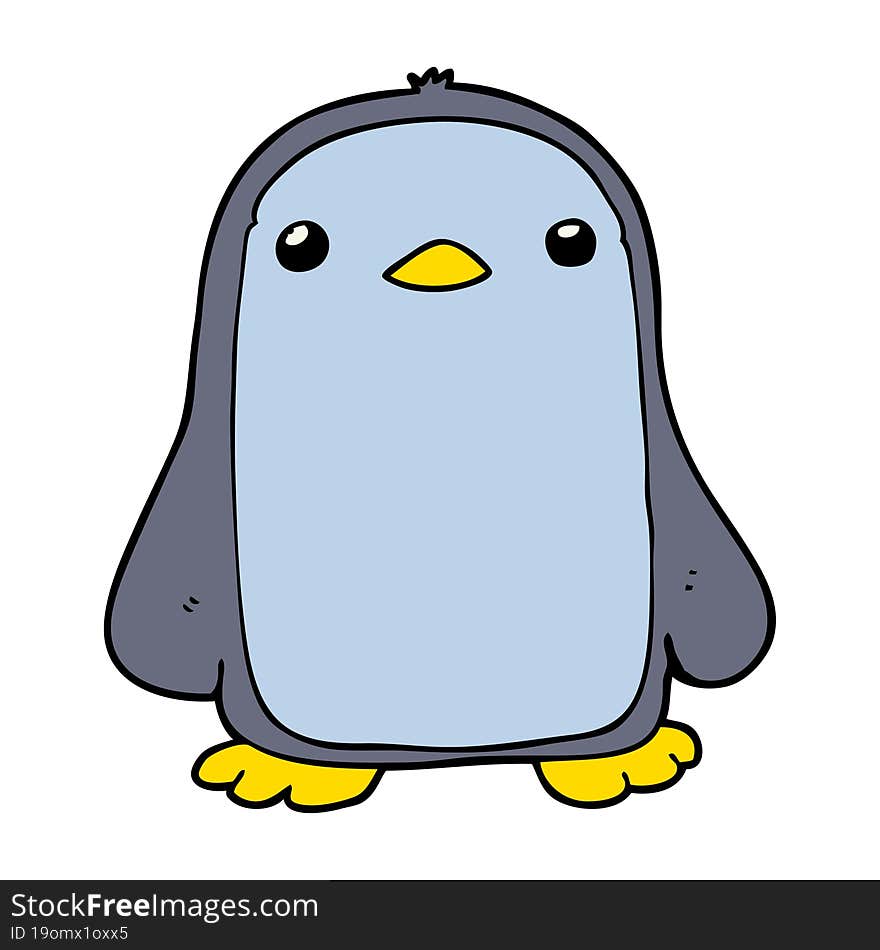 cute cartoon penguin