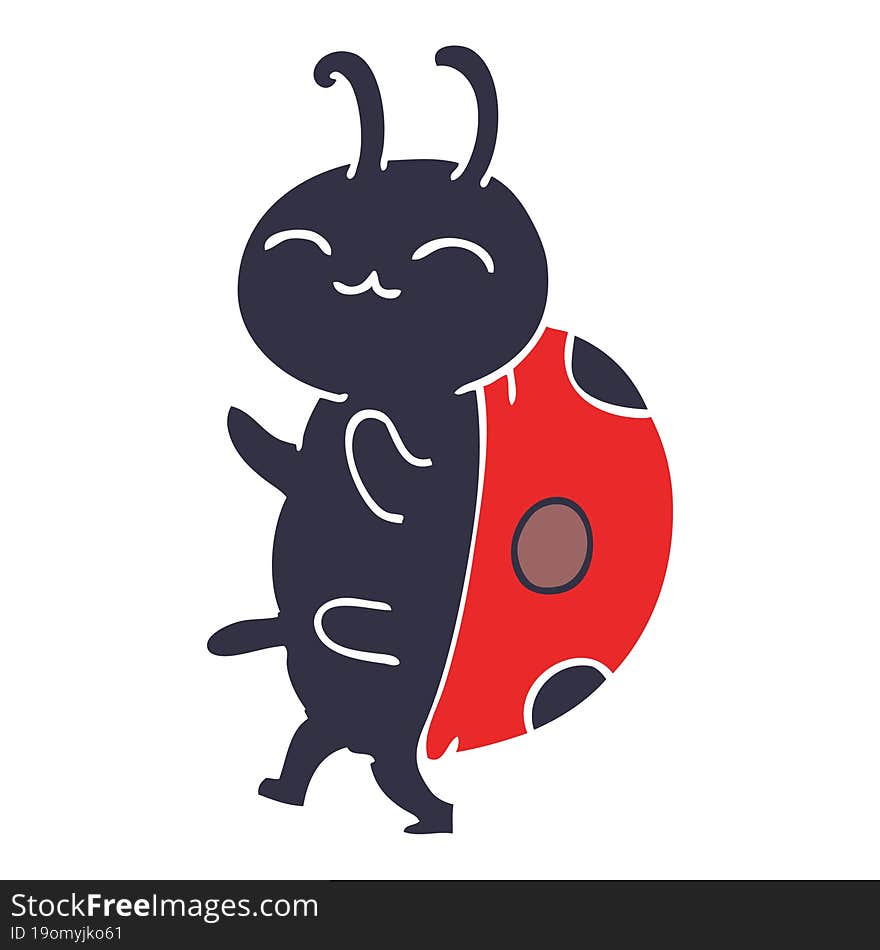 Cute Cartoon Doodle Ladybug