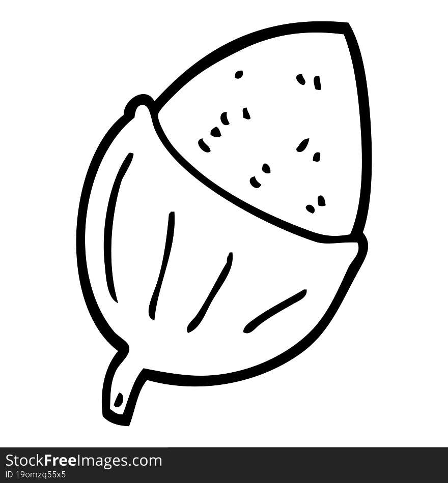 cartoon acorn