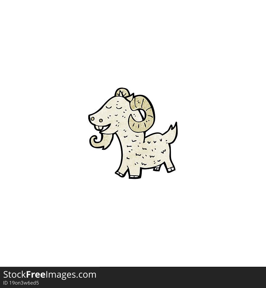 cartoon goat