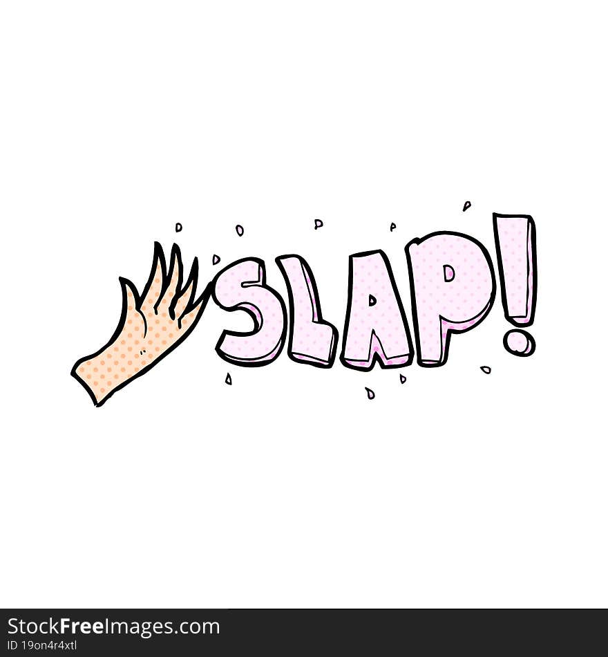 cartoon slap