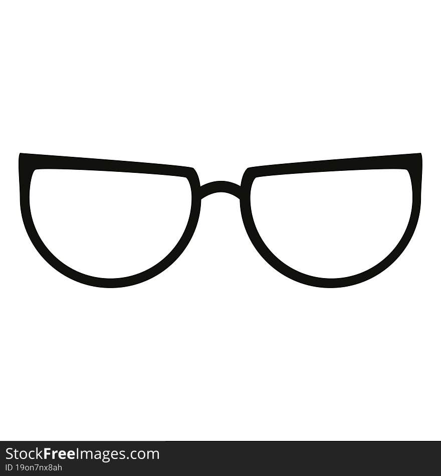 spectacles graphic vector illustration Icon. spectacles graphic vector illustration Icon