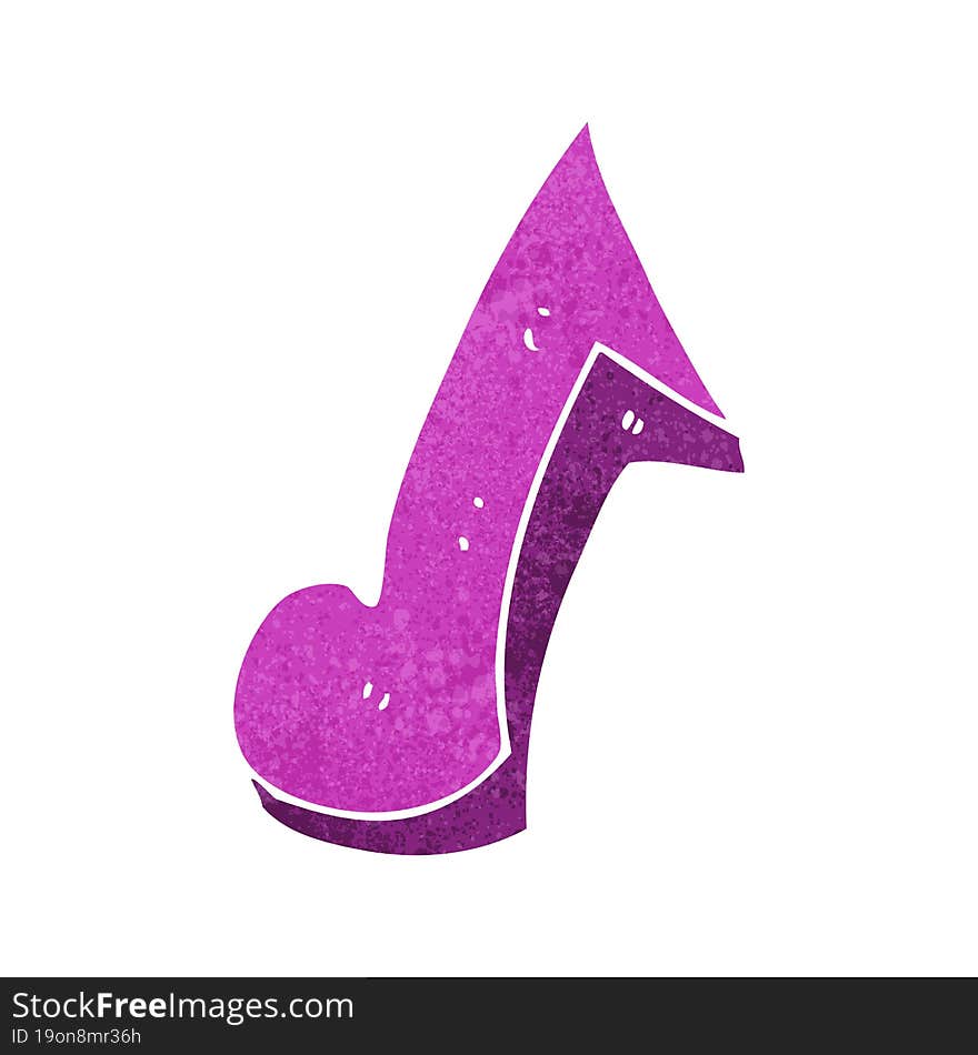 cartoon musical note