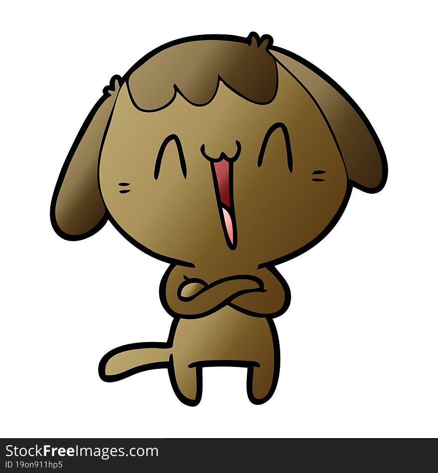 cute cartoon dog. cute cartoon dog