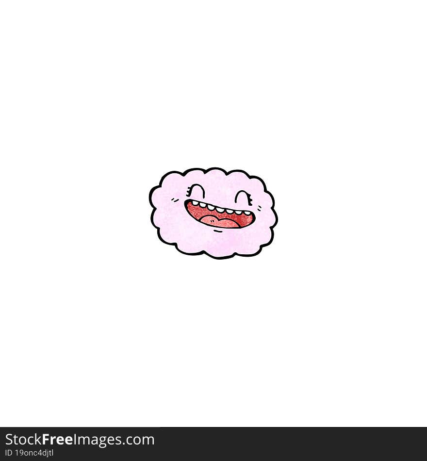 Cloud Cartoon Character