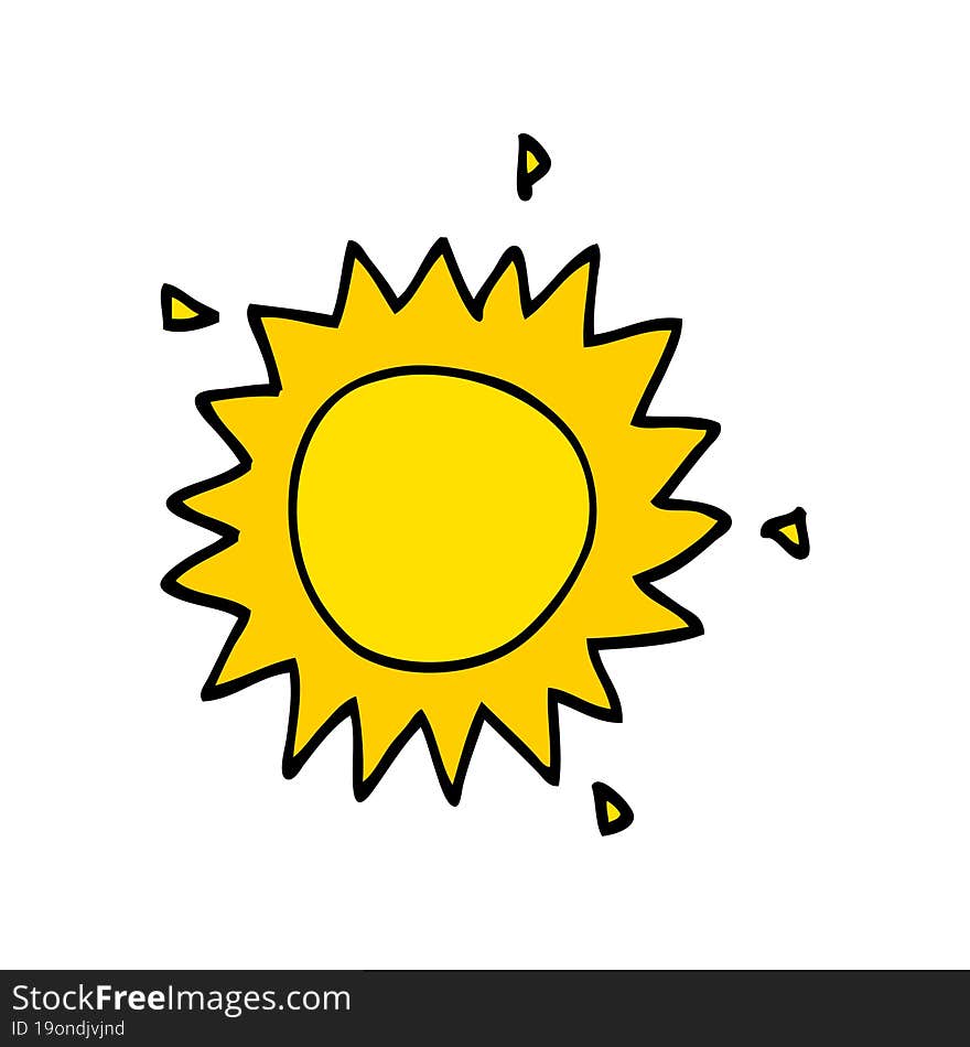 cartoon sun