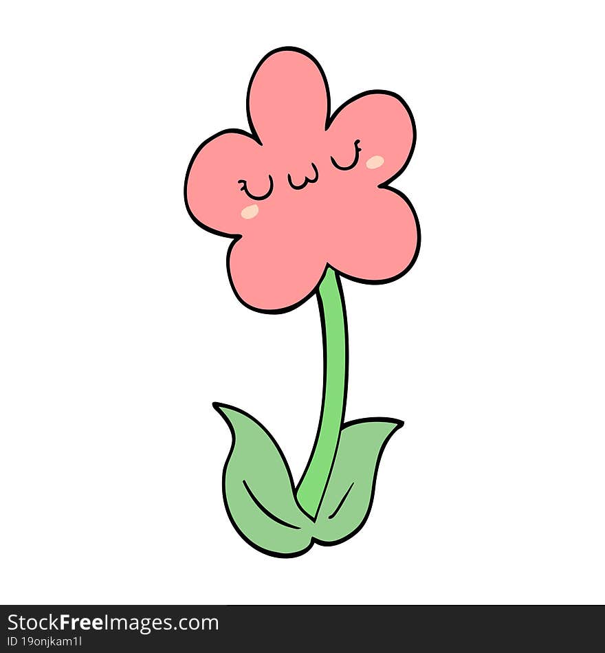 cartoon flower