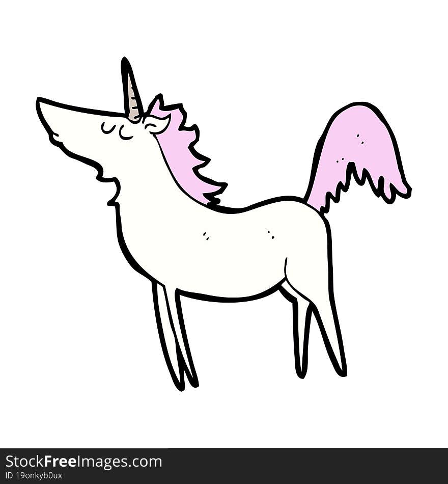 cartoon unicorn