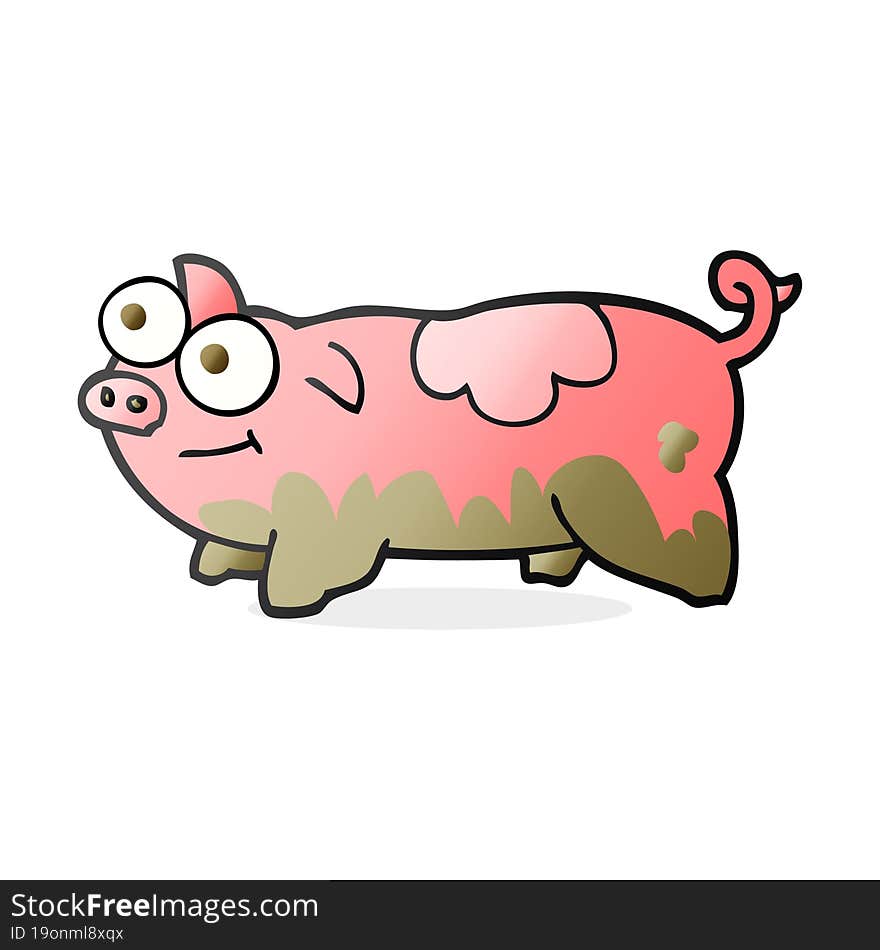 cartoon pig