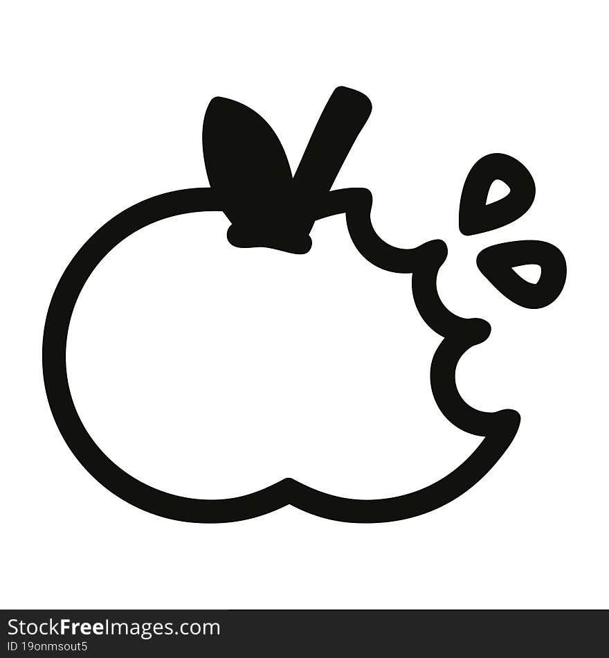 Bitten Apple Icon