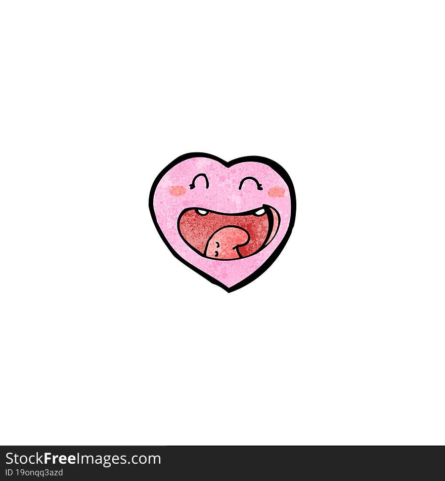 Cartoon Pink Heart