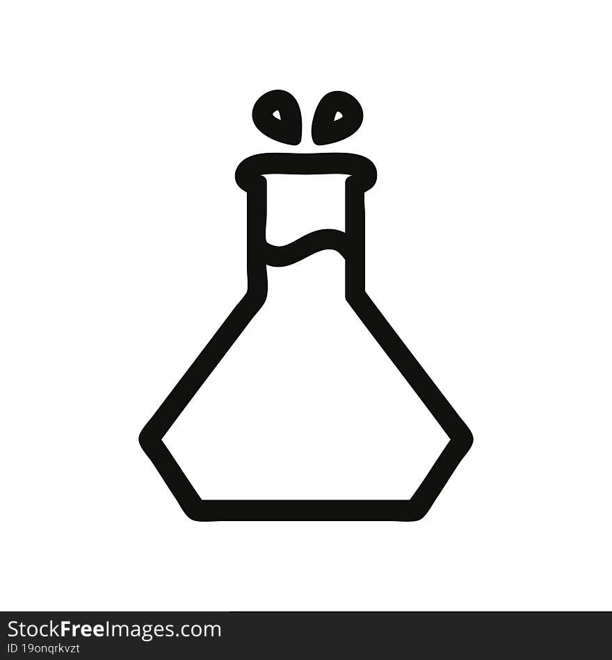 science experiment icon symbol