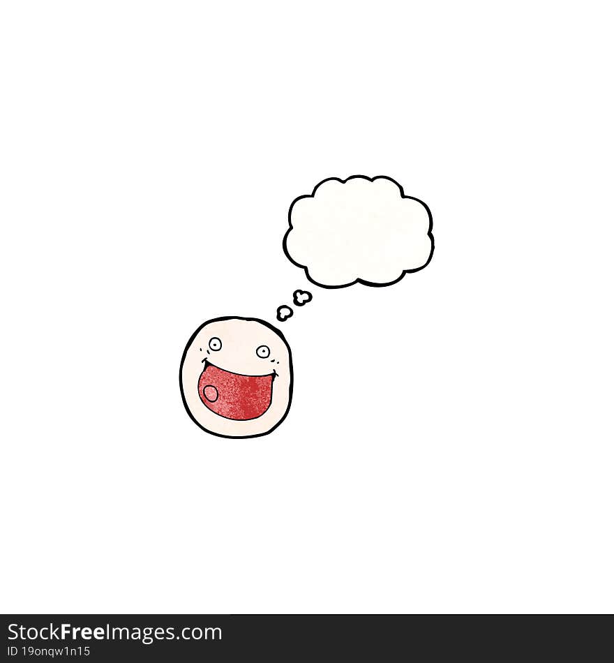 Happy Face Symbol Cartoon