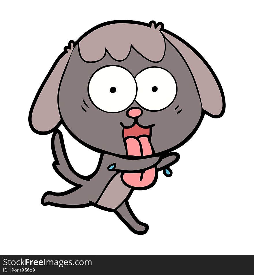 cute cartoon dog. cute cartoon dog