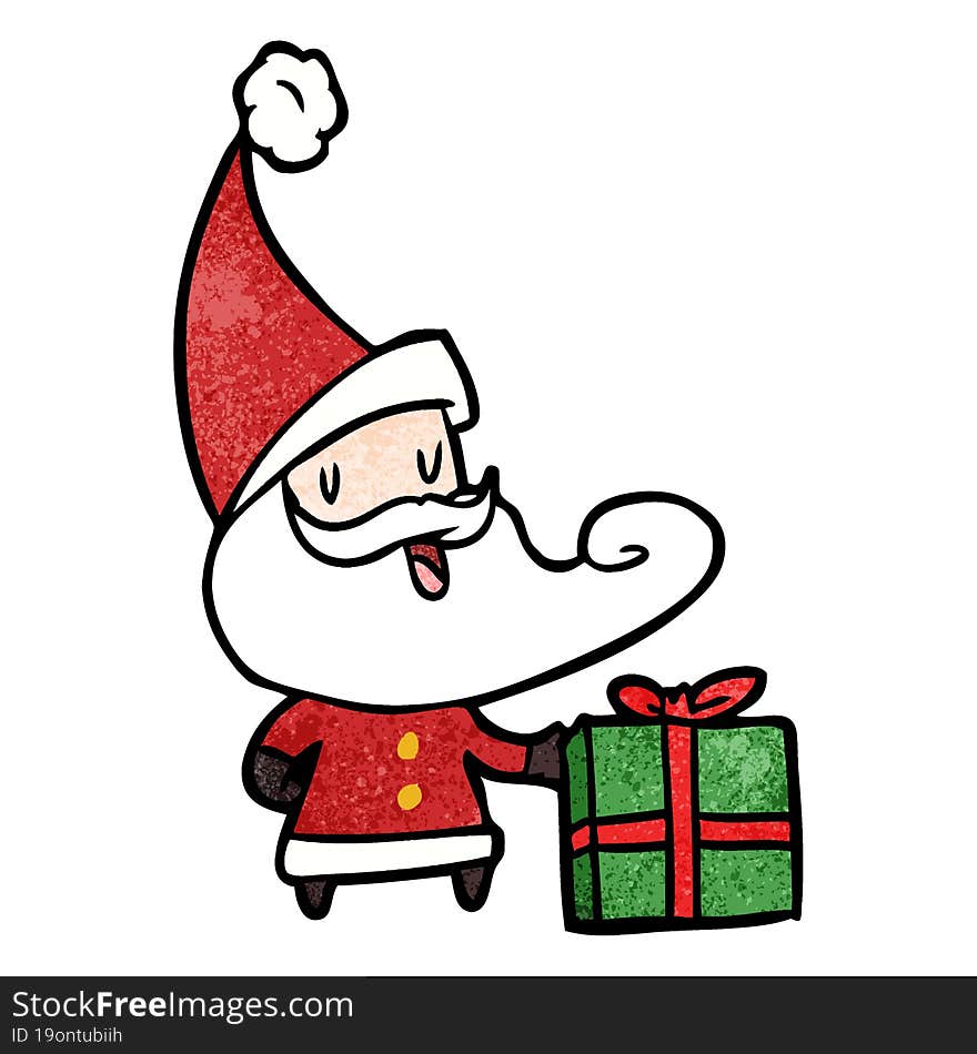 cartoon santa claus. cartoon santa claus