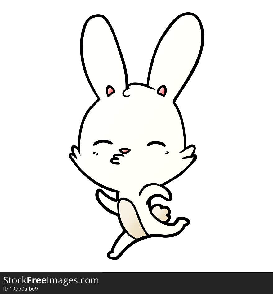 running bunny cartoon. running bunny cartoon