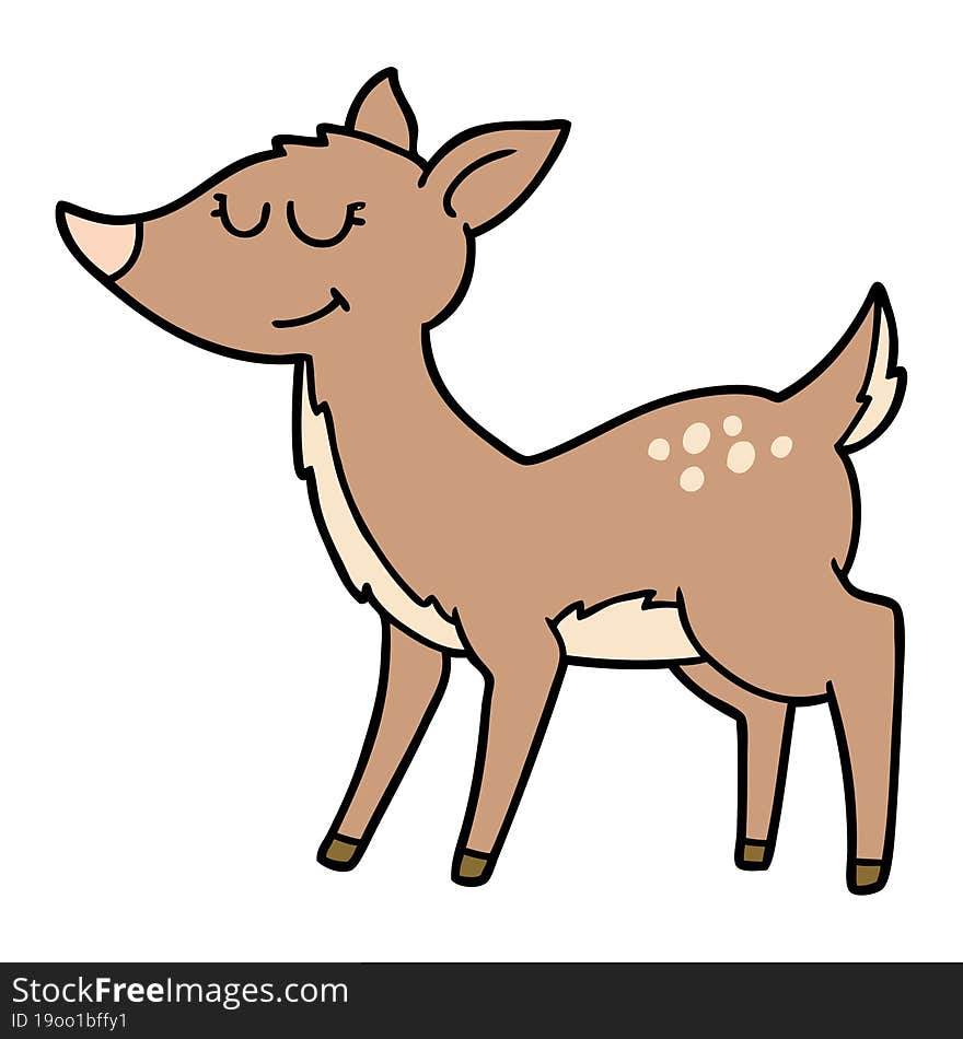 cartoon deer. cartoon deer