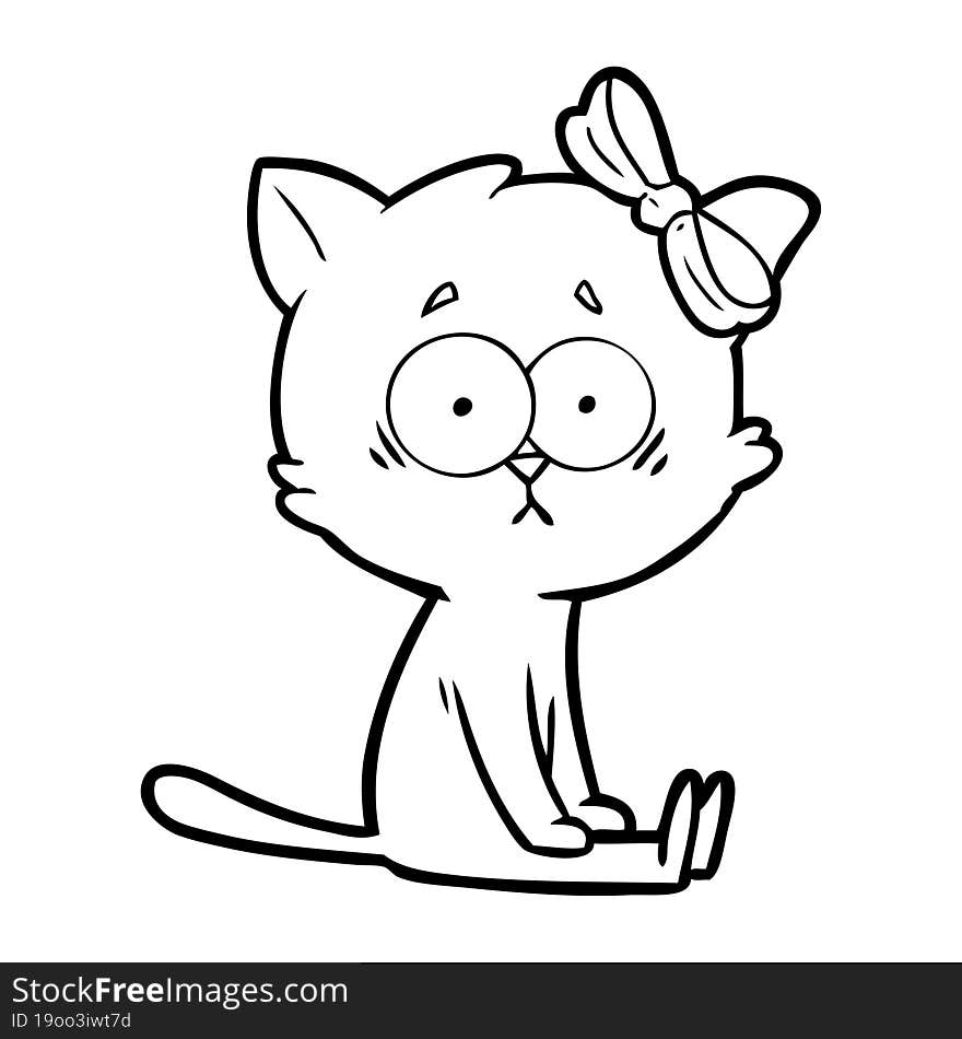 cartoon cat. cartoon cat