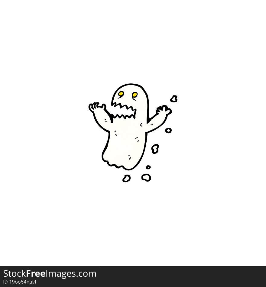 cartoon ghost