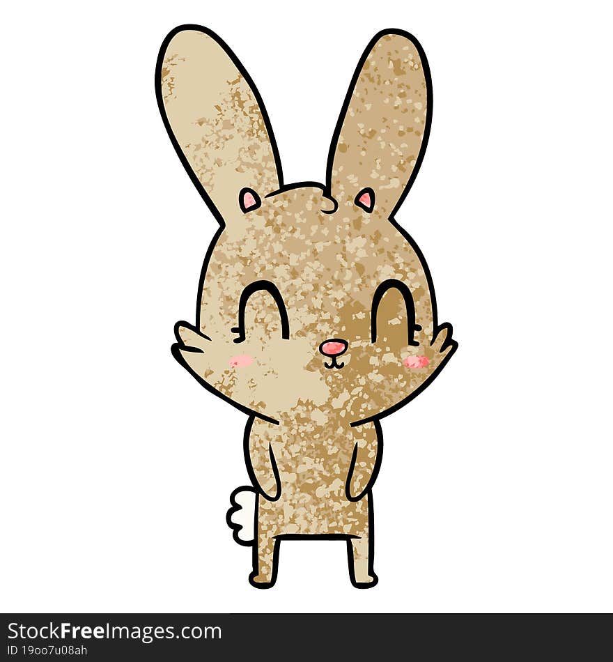 cute cartoon rabbit. cute cartoon rabbit