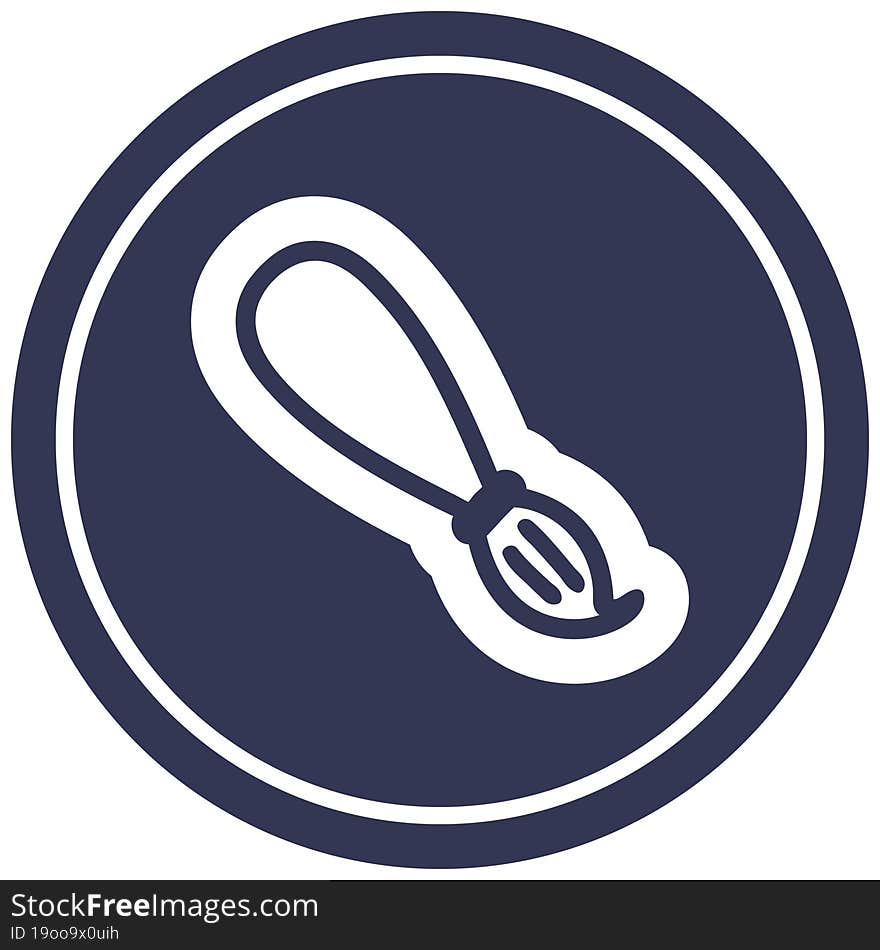 Paint Brush Circular Icon