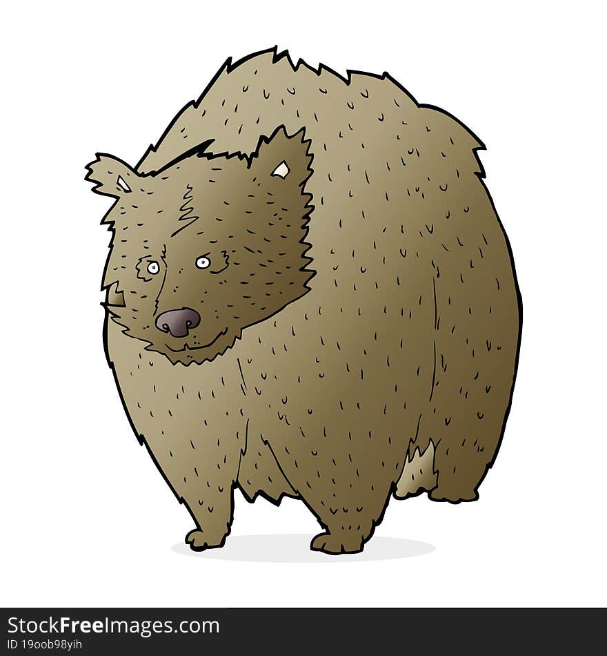 huge bear cartoon