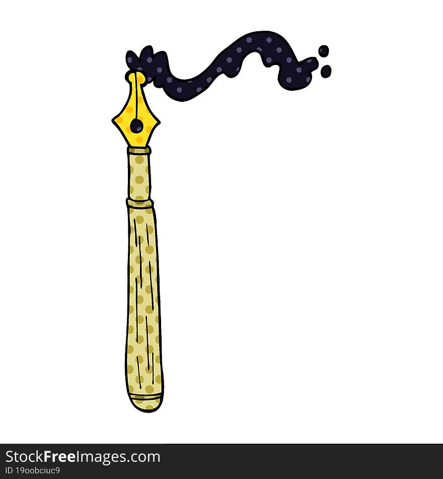 Cartoon Doodle Fountain Pen