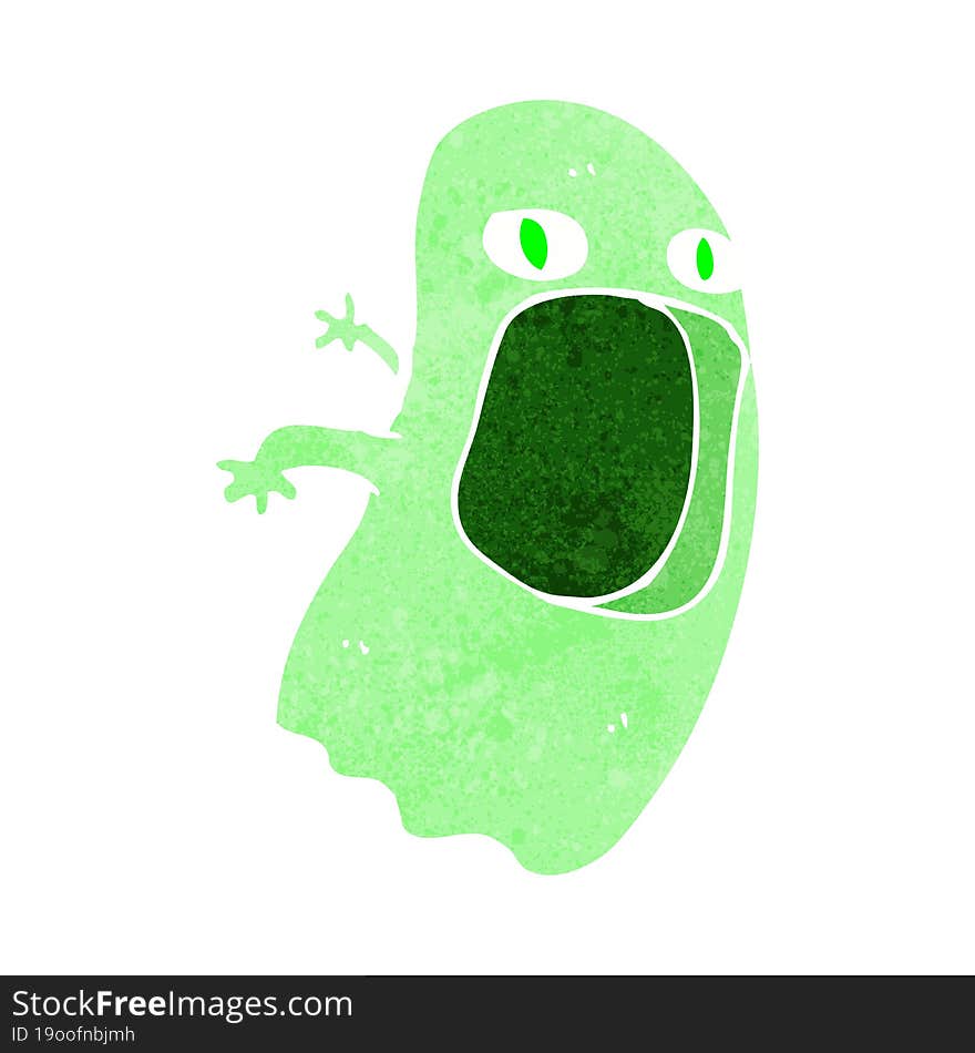 Funny Cartoon Ghost