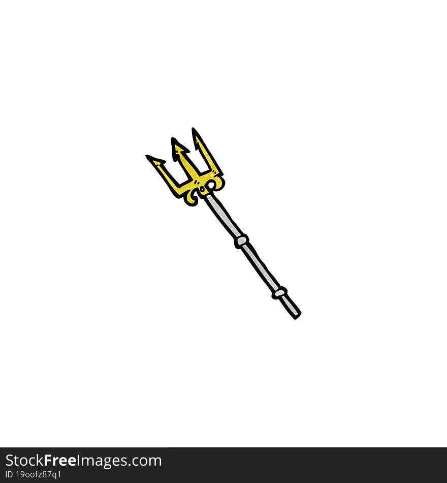 cartoon trident