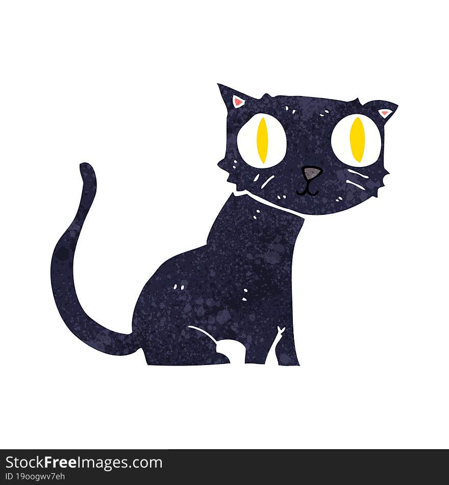 Cartoon Black Cat