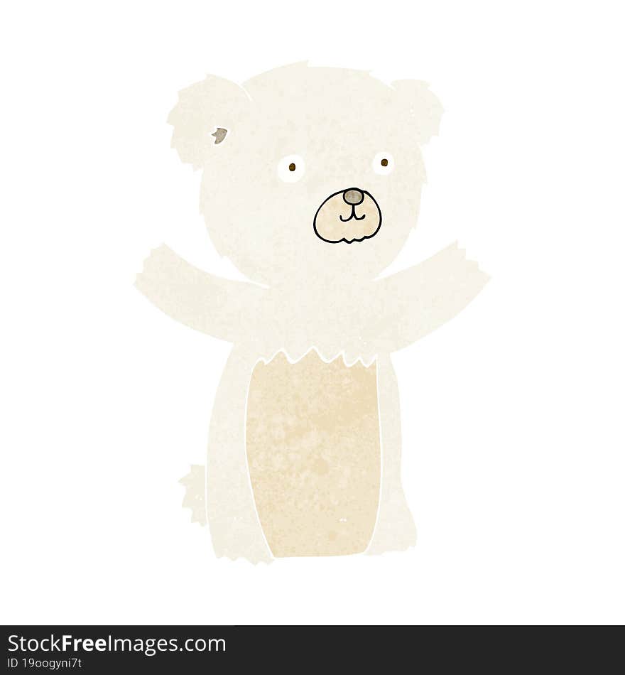 Cute Cartoon Polar Bear