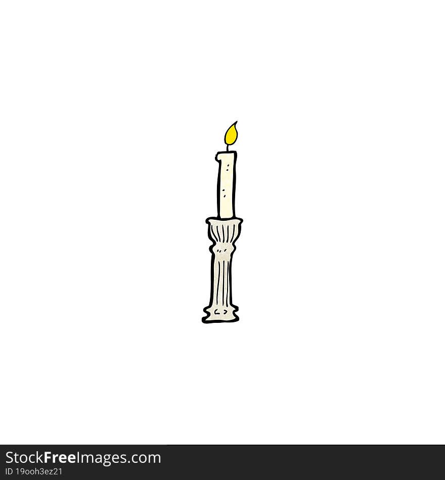 cartoon candlestick