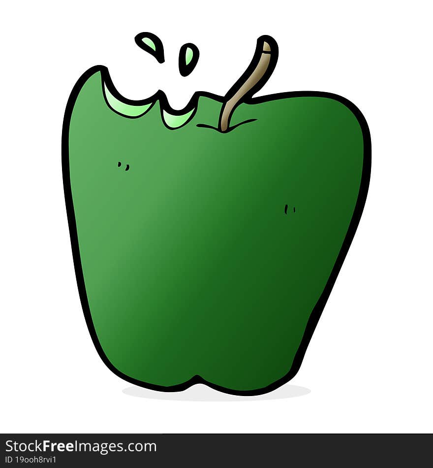 cartoon apple