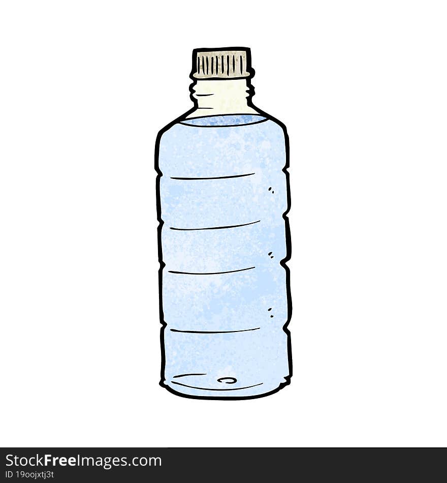 cartoon water bottle