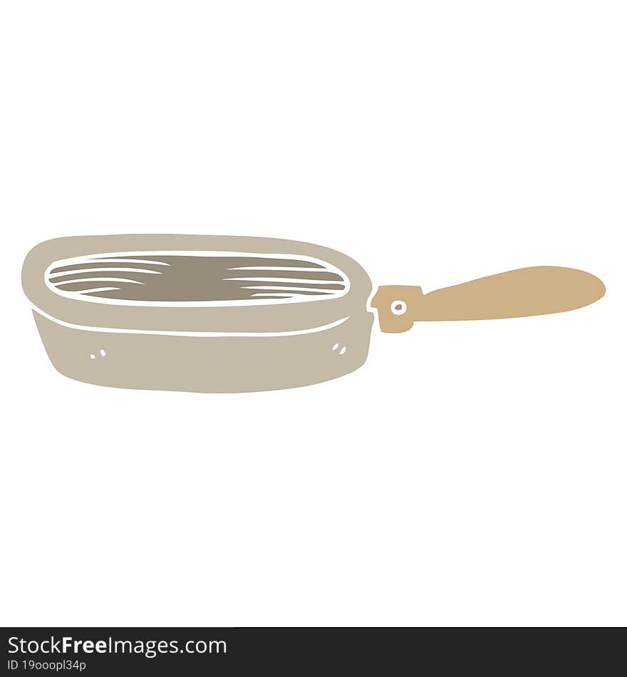 cartoon doodle of a frying pan