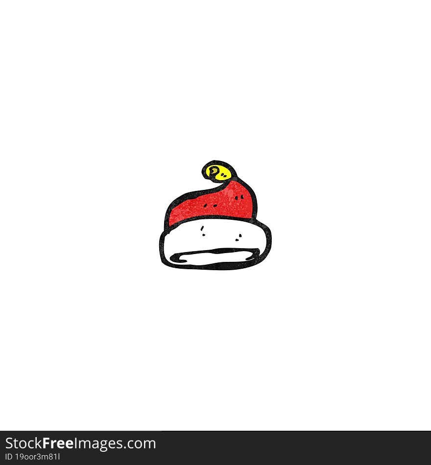 cartoon santa hat